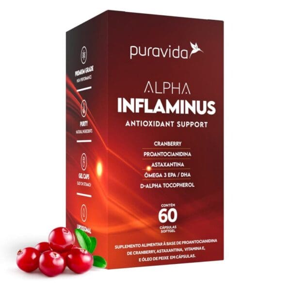 Antioxidante Alpha Inflaminus (60 Caps) - Puravida