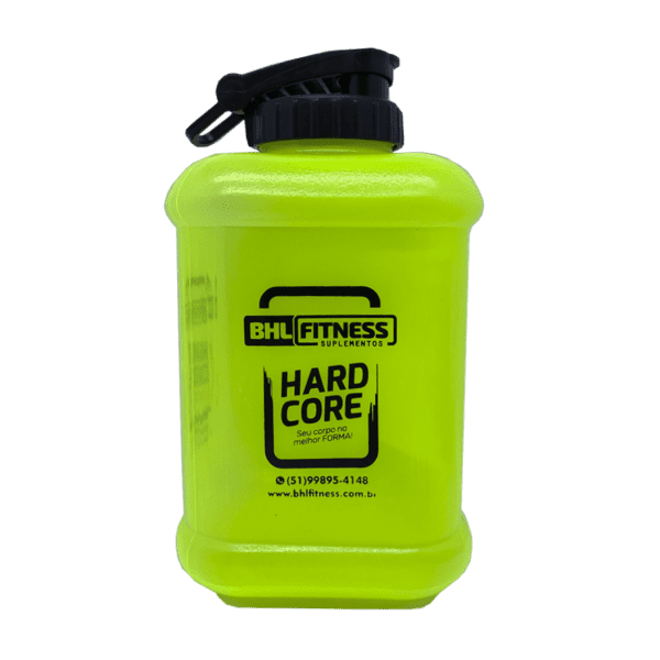 Garrafa Quadrada Verde Limão (1,6 Litros) - BHL Fitness