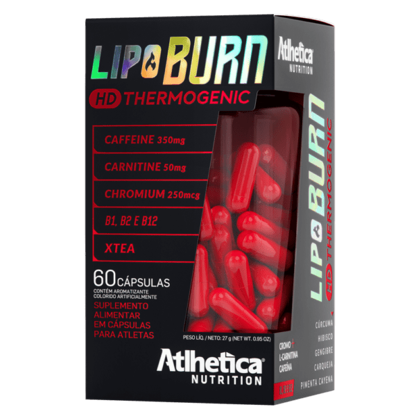 Termogênico Lipo Burn HD (60 Caps) - Atlhetica Nutrition