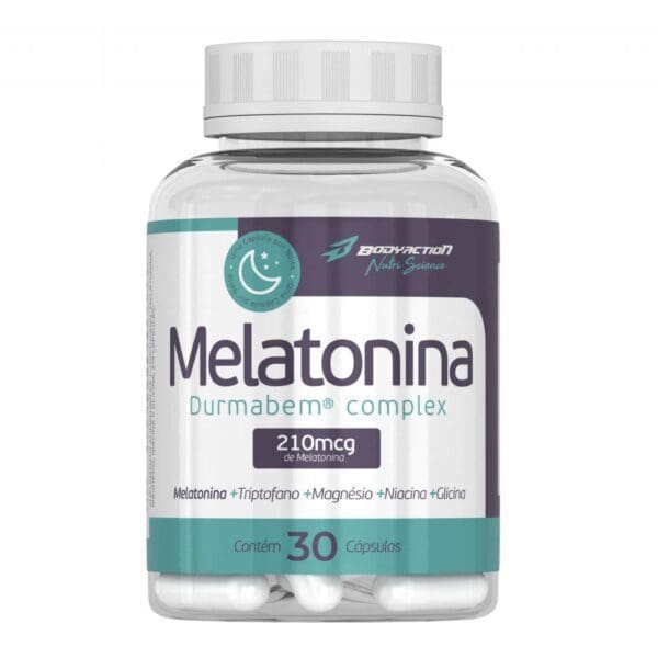Melatonina 210 mcg (30 Caps) - BodyAction
