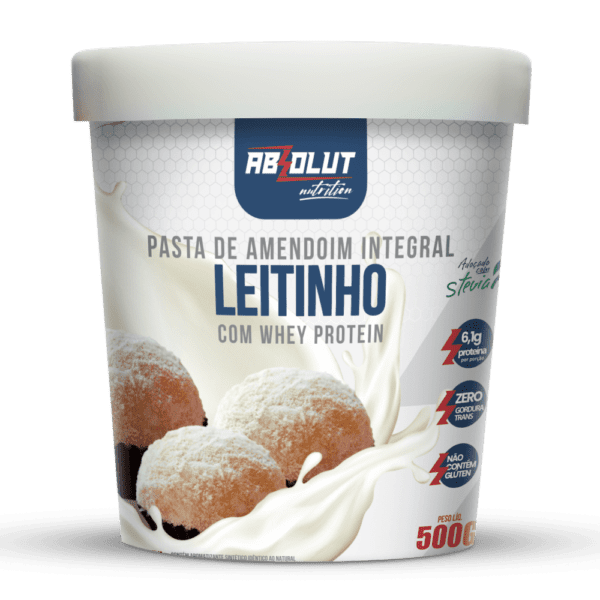 Pasta de Amendoim Gourmet Com Whey Protein (500g) – Absolut