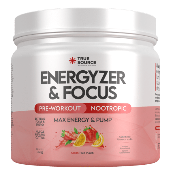 Pré Treino True Energyzer Fruit Punch (360g) - True Source