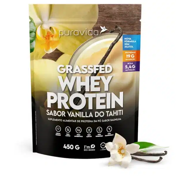 Whey Protein Grassfed Vanilla (450g) - Puravida